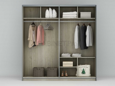 MẪU TỦ ÁO 2 CÁNH LÙA 04