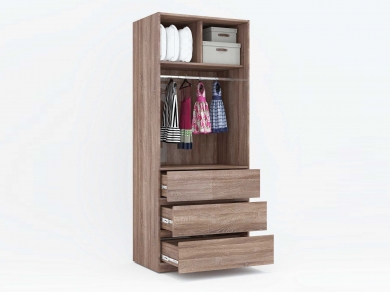 MẪU TỦ ÁO 2 CÁNH MỞ 12