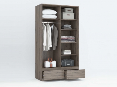 MẪU TỦ ÁO 2 CÁNH MỞ 18