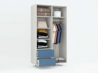 MẪU TỦ ÁO 2 CÁNH MỞ 23