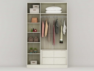 MẪU TỦ ÁO 3 CÁNH MỞ 01