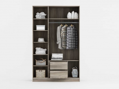 MẪU TỦ ÁO 3 CÁNH MỞ 06