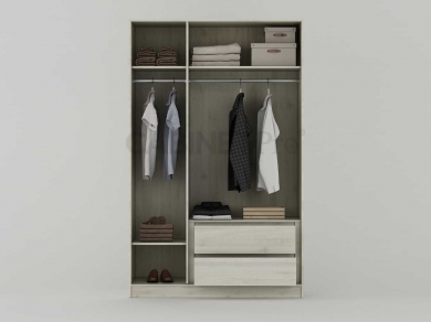 MẪU TỦ ÁO 3 CÁNH MỞ 10